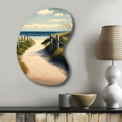 Sabatino - Coastal Beach Boom Shape Metal Wall Sculpture