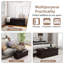 Faux Leather Ottoman-821768222