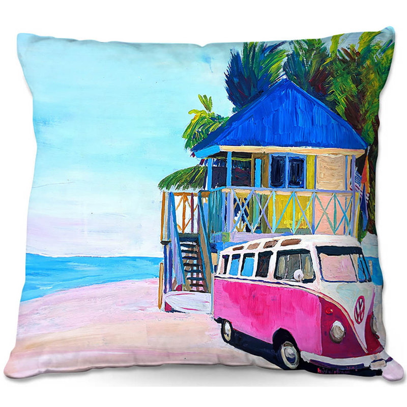  Coussin Couch Surf Bus I, 16 po x 16 po