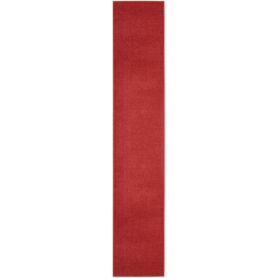 Nourison Essentials Brick Red Indoor/Outdoor Area Rug