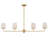 Bristol 4 - Light Satin Brass Unique/Statement Pendant-92526056
