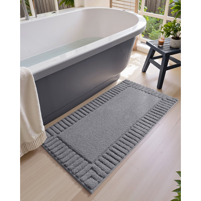 Kaziyah Microfiber Bath Rug