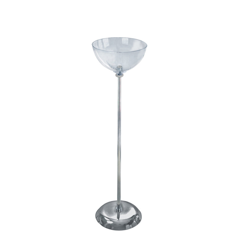 Présentoir de sol à bol simple de 12 po de diamètre