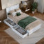 Lit à panneaux en bois Astley-72137959-72137960