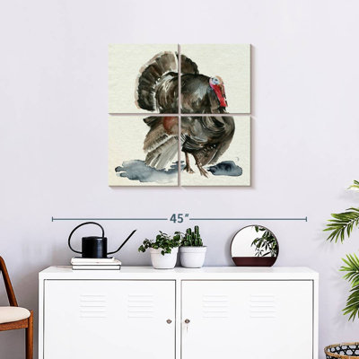 Dinde aquarelle Brampt I