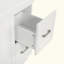 Meuble-lavabo de salle de bain avec 2 portes, 2 tiroirs, tablette réglable, glissières cachées pour les tiroirs et charnières pour portes (robinet non inclus)