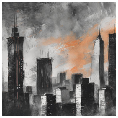 Couvre-lit matelassé Urban Skyline