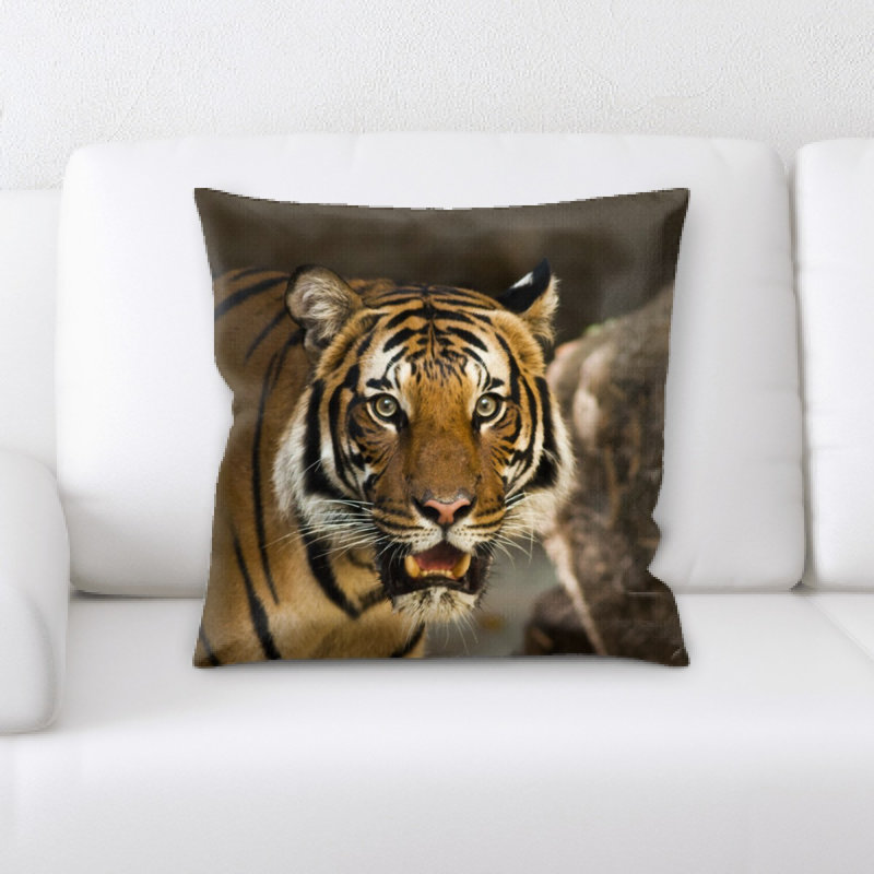 Coussin décoratif tiger sibérie