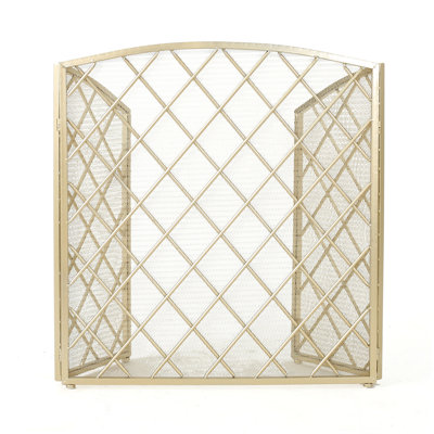 Schumacher Iron Fireplace Screen