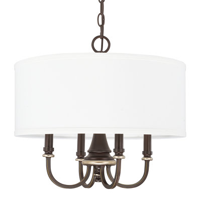Lustre cylindrique à 4 lumières Hangah