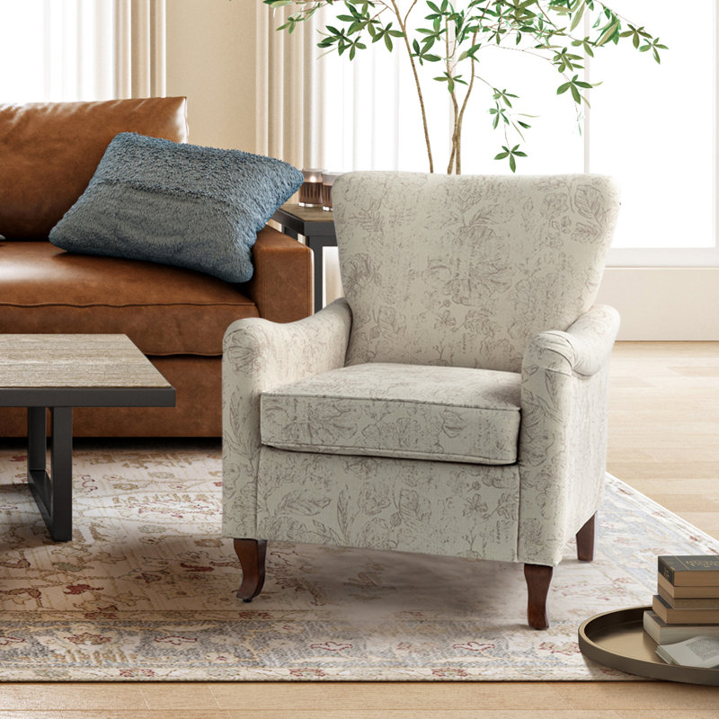 Cookson Upholstered Armchair, Linen