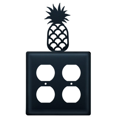 Pineapple 4-Gang Duplex Outlet Wall Plate