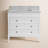 Frankfurt 30" Single Bathroom Vanity Set with White Cabinet and Carrara Marble Countertop-1156723595-1173457025