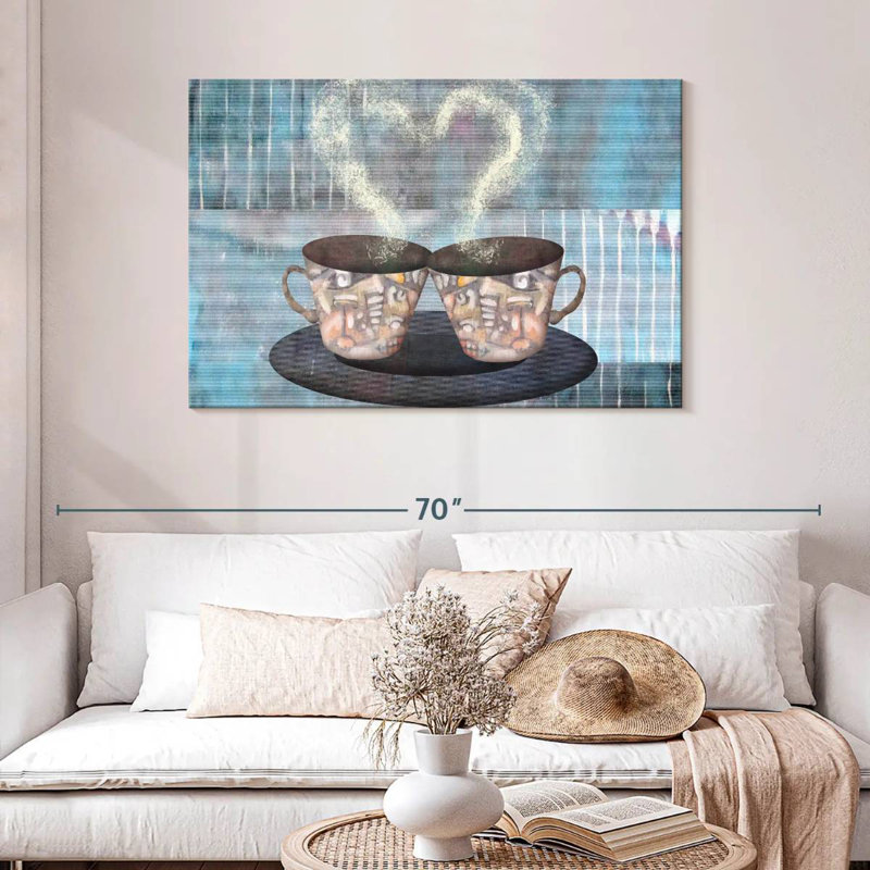 Yarlin Coffee For Two, 30" H x 45" W