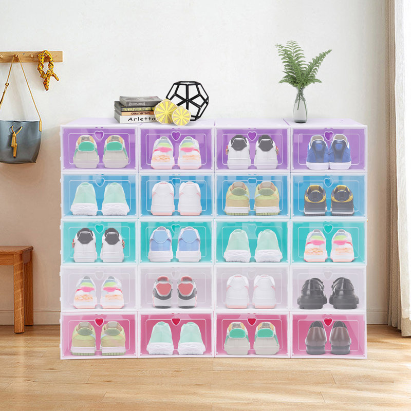 20 Pair Stackable Shoes Storage Box