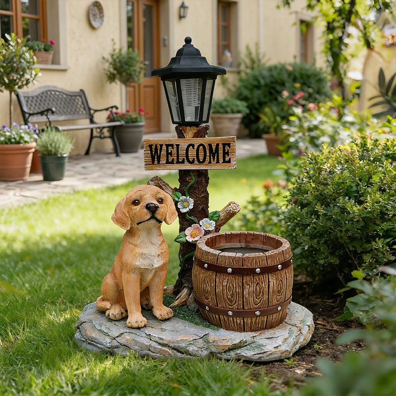 Statue de jardin Labrador