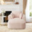 Chaise longue surdimensionnée en velours côtelé 65 po, aucun assemblage requis-126307711