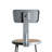 Felix  Steel Stool with Backrest,  Assembly Ready-99372963-99372964-99372962