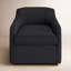 Fauteuil pivotant rembourré Marietta-500033571