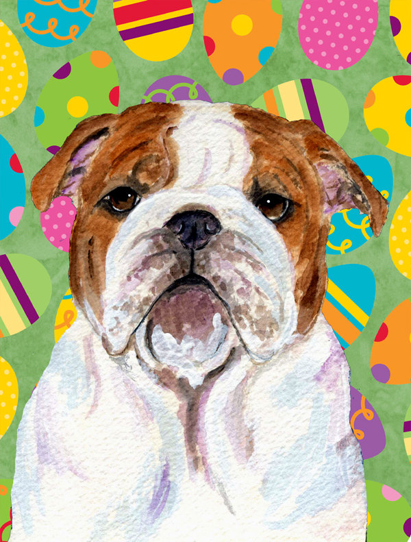 Drapeau de jardin Atara, Bulldog (brun clair et blanc)