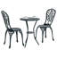 Vidaxl Garden Bistro Set 3 Pcs Aluminium-117955380