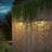 Black Low Voltage Solar Powered Integrated LED Deck Light