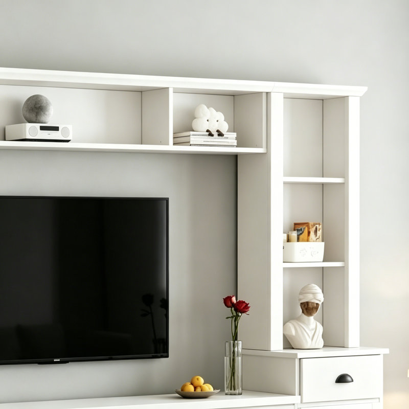 Devilal Hutch for TVs up to 75", White