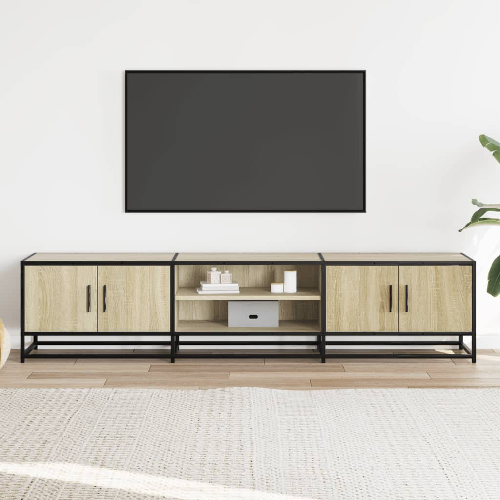 Vidaxl TV-Schrank RÃ¤uchereiche 180X35x41 Cm Holzwerkstoff