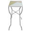 102cm Glass Top Console Table