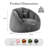 Set of 2 47" Oversized Compression Plush Microfiber Soft Shell Bean Bag Chair-216368343