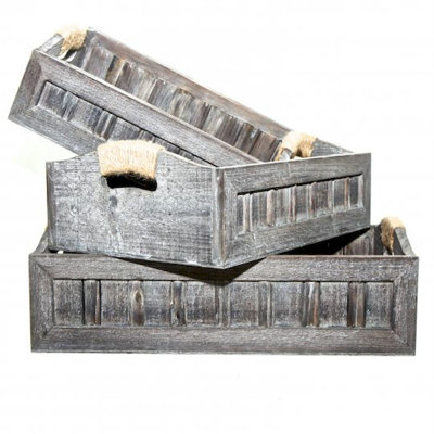 Rosecliff Heights Solid Wood Crate