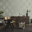 Zen Geometric Metallic Wallpaper Double Roll-1285994177