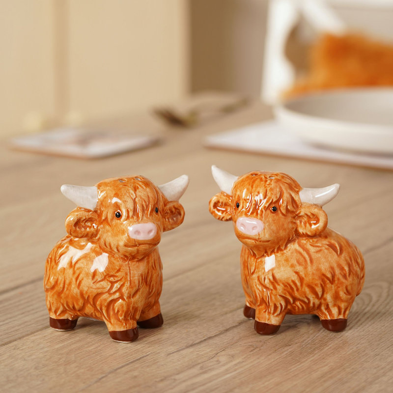 Brand Ceramic Salt And Pepper Shaker Set