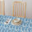 Rectangular Tablecloth, 100% Cotton, 52X104", Coastal Watercolor Shells-1216008074