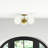 Deniaud Glass Semi Flush Mount-2133602614
