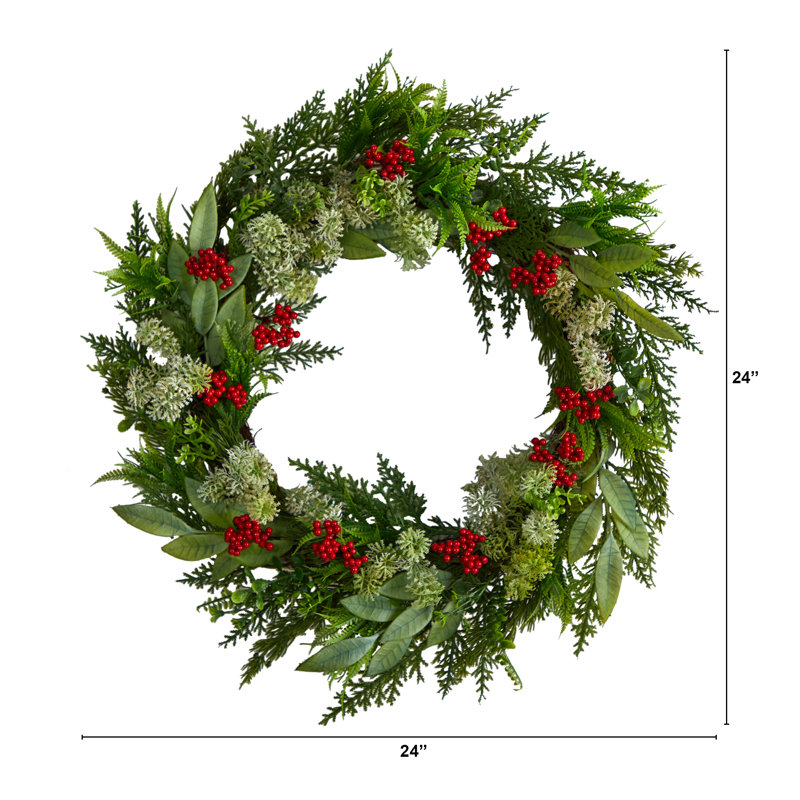 Faux 24'' Wreath