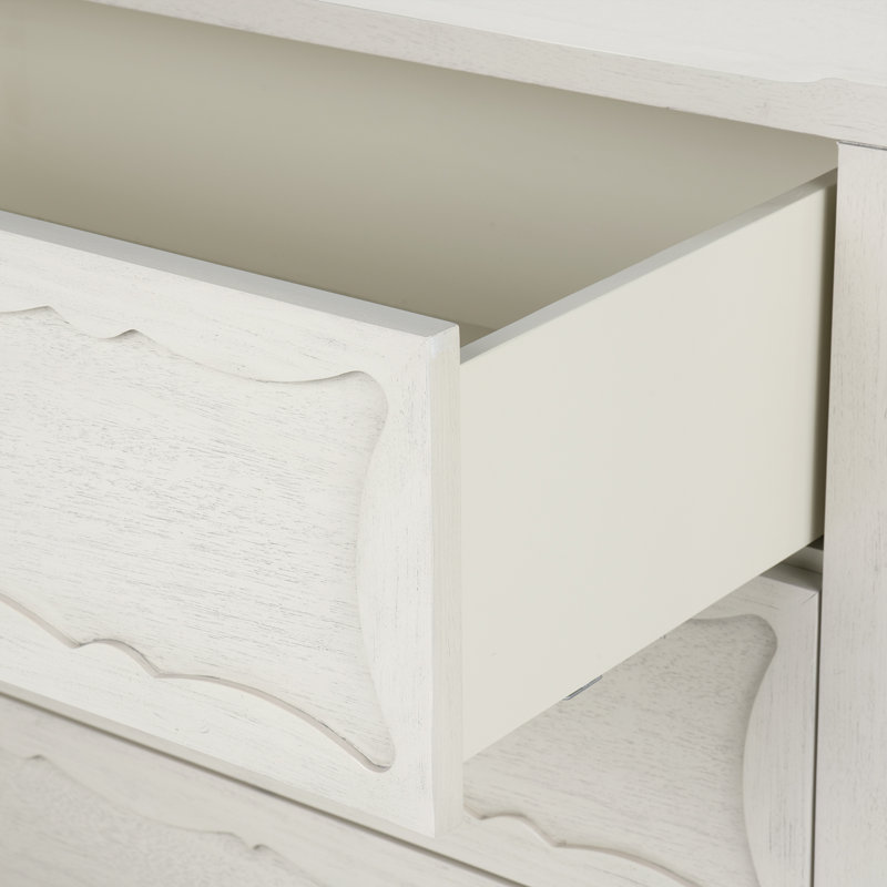 Sara 3-Drawer End Table, Sailcloth Sheen