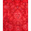Tapis rouge en laine nouée à la main de style moderne et contemporain Chapi 4 pi 1 po x 6 pi 2 po