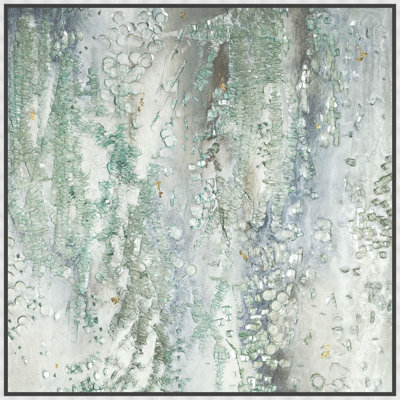 Blue Diamond 1 Framed Print Canvas