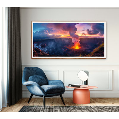«Volcanoes National Park», affiche murale extra large, impression de voyage, Hawaï