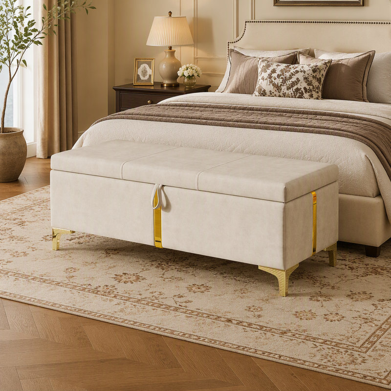 Repose-pieds avec rangement Elegant