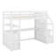 Lit mezzanine simple avec bureau et tablettes-1499608167