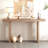Console Table With Distinctive Side Shapes-1942318892