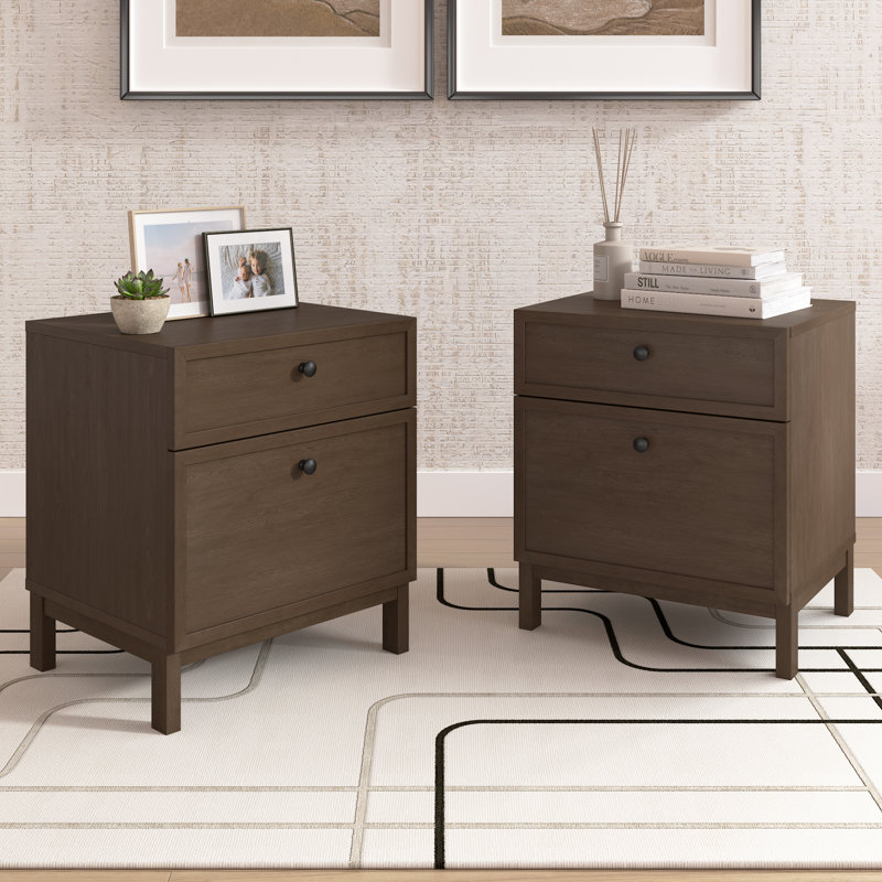 Almodovar Nightstand with Drawers – Set of 2, Bedroom Furniture, Set of 2