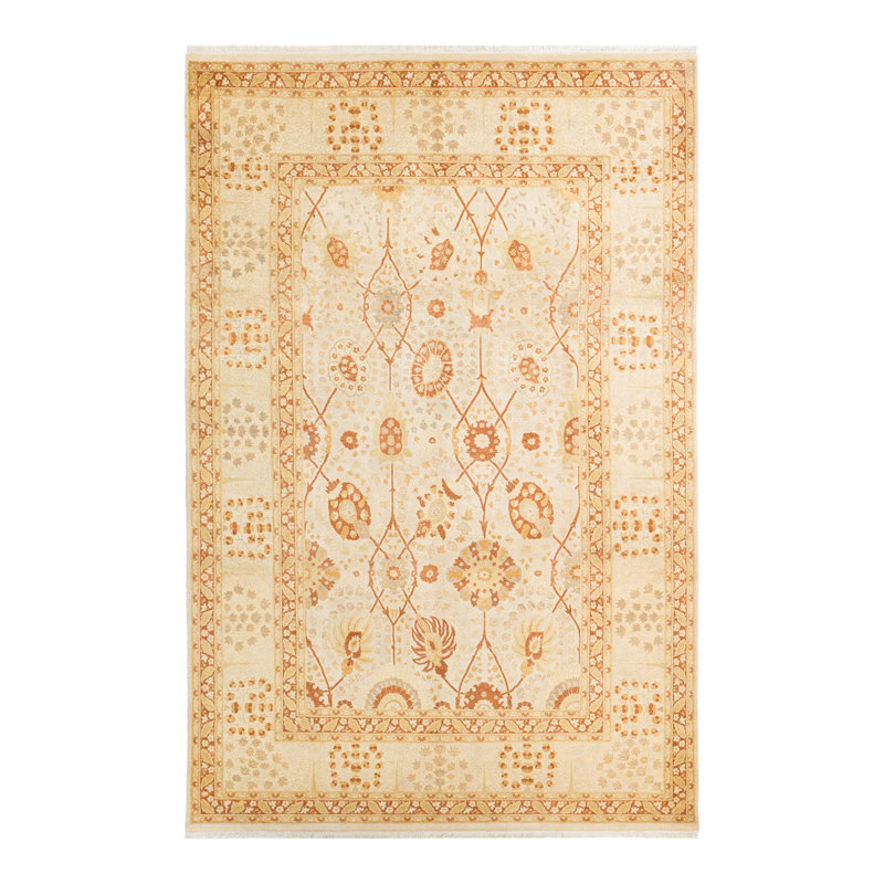 Classic One-of-a-Kind 6' 2" X 9' 4" Hand Knotted Area Rug