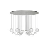 Oto Suspension Cha Smoky Striped Satin Nickel G9 Ul