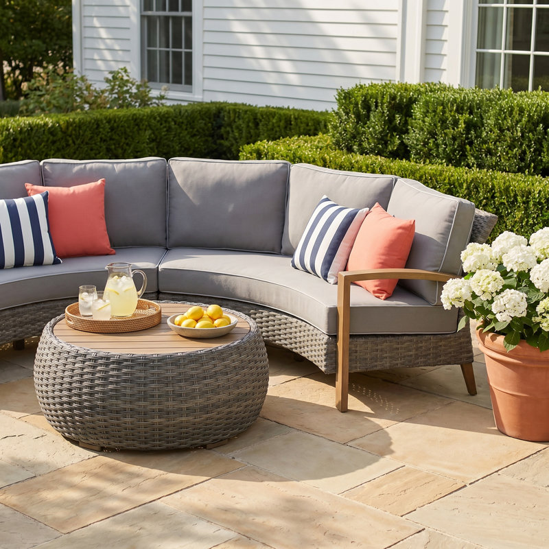 3 Piece Sectional Seating Group with Cushions