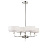 4 - Light Polished Nickel Kitchen Island Pendant