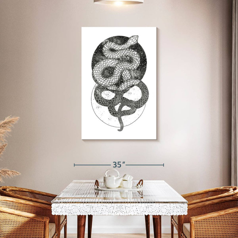 Brampt Good And Evil, 45" H x 30" W