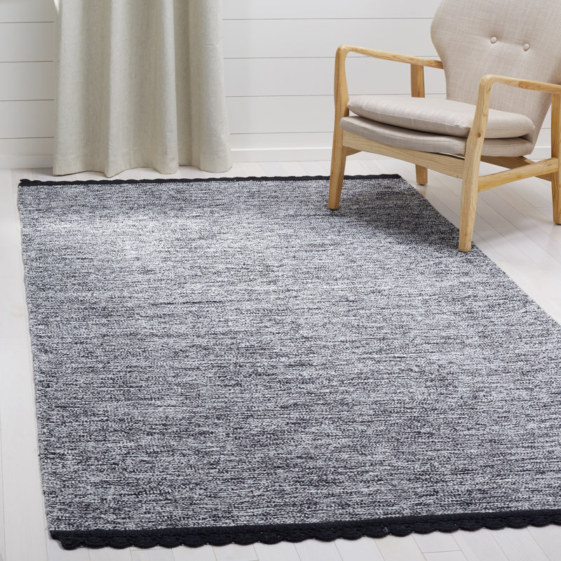 Mohnton Hand Woven Cotton Rug, Rectangle 8' x 10'